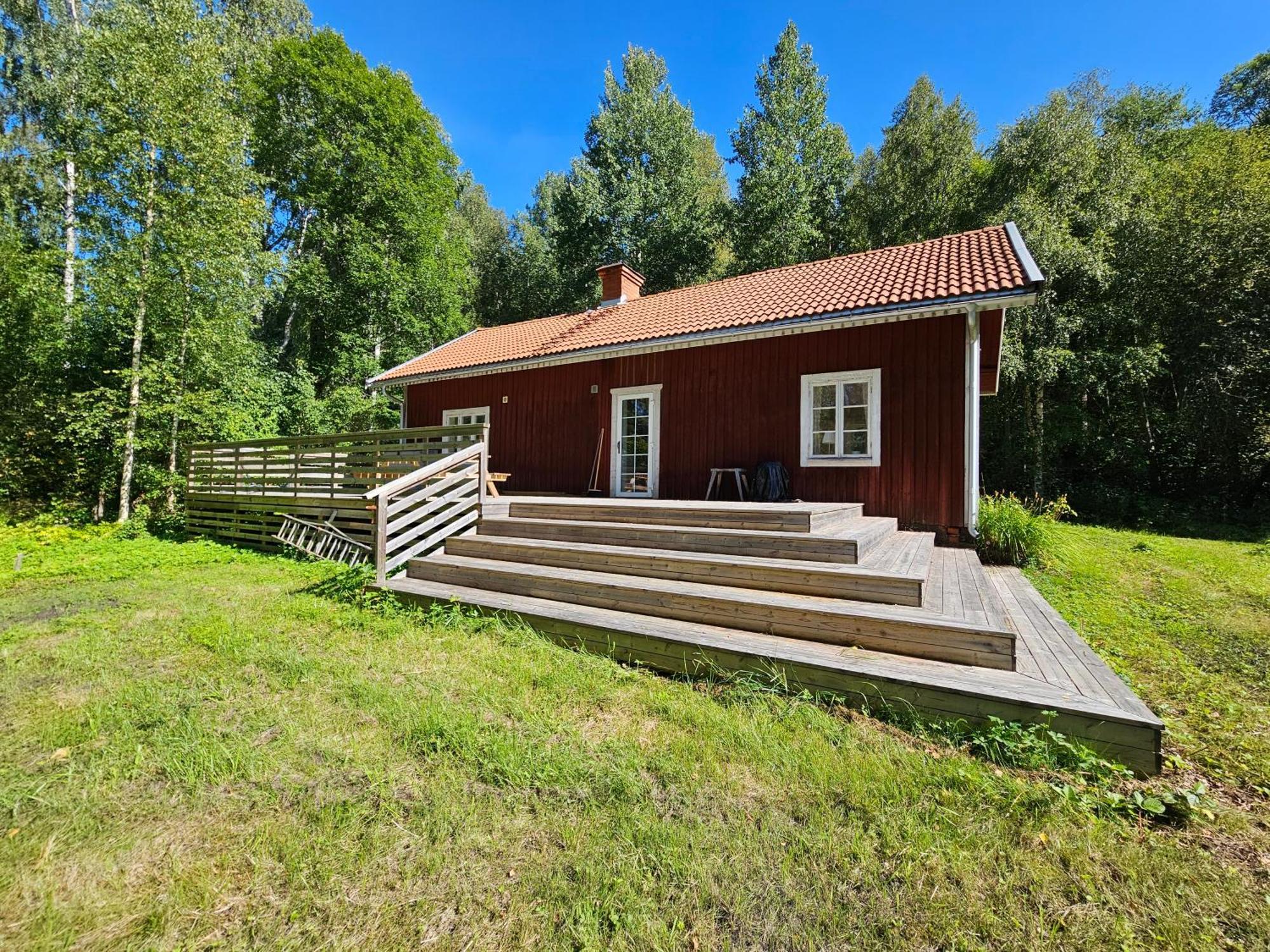 Romme stugby Hotel Borlänge Eksteriør billede